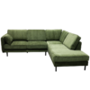 Octavia 2pce Corner Lounge Suite - LHF or RHF Fabric Olive